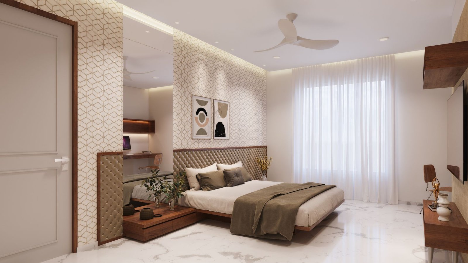 Elegant bedroom